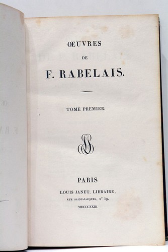 Rabelais oeuvres volumes - oeuvres,