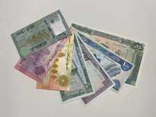 SET LIBAN / LEBANON VARIOUS BANKNOTES x 7 UNC Superb batch