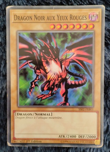 Carte dragon noir - carte,