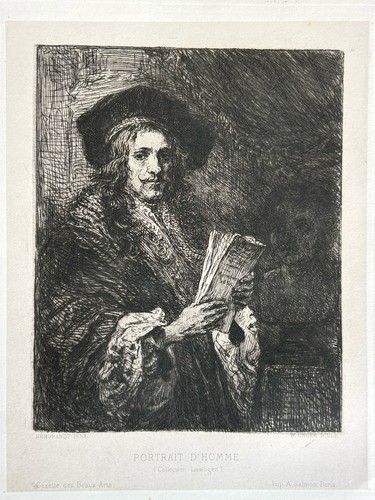Rembrandt unger gravure eau - unger,