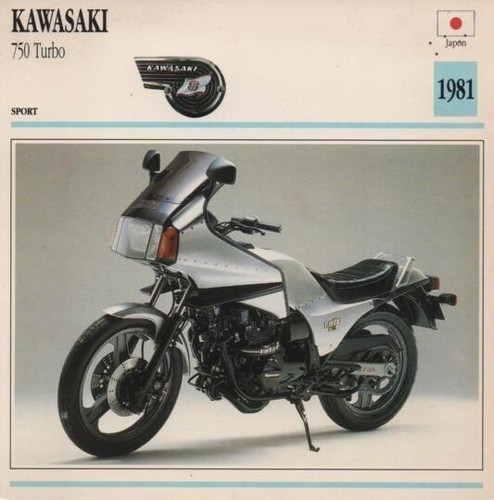 Fiche moto kawasaki 750 - moto, turbo
