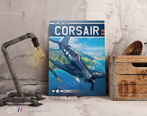 Plaque métal déco 40x30cm