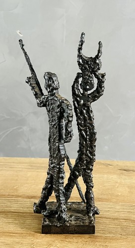 Ancienne sculpture fer - sculpture, en