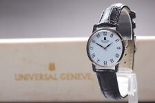 Montre Mécanique Universelle Geneve 842101 Blanche Avec Boîte JAPAN