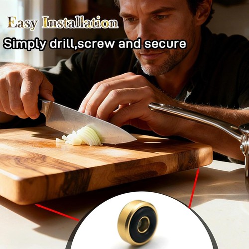 Brass cutting board feet - cutting,