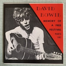 DAVID BOWIE THE HYPE Memory Of A Free Festival Pt. 1&2 7" Promo US NM Major Tom