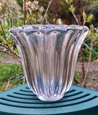 ANCIEN VASE EN CRISTAL ART
