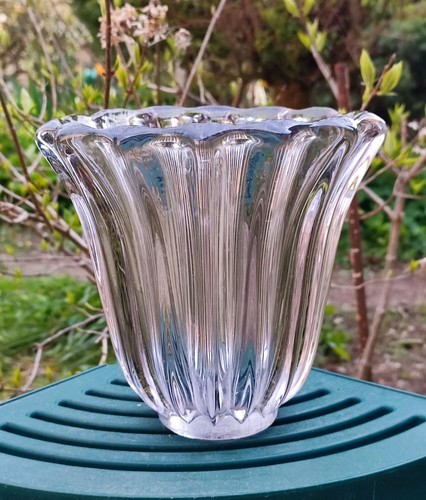 Ancien vase cristal - vase, en