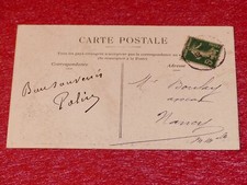 Carte postale autographe - carte,