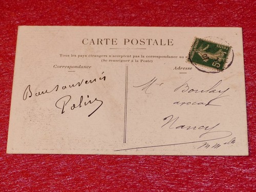 Carte postale autographe - carte,