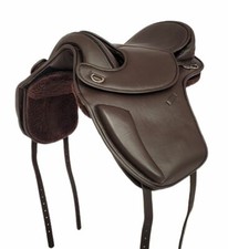 Treeless Dressage Selle SHEFFIELD vache Brun
