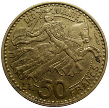 MONACO 50 Francs 1950