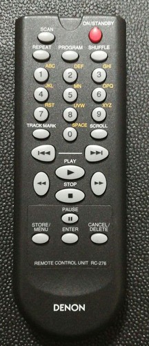Denon remote control 276 - denon,