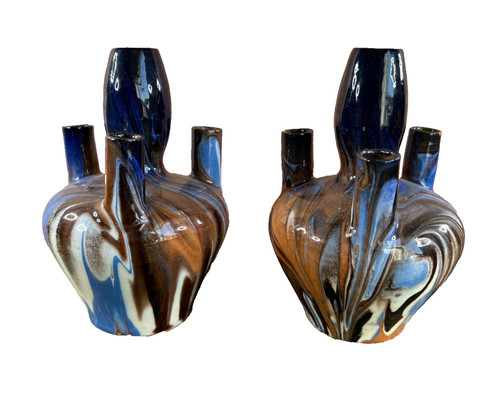 Paire vases vintage - paire,