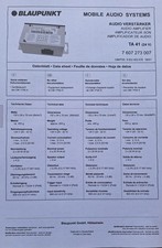TA41 amplificateur stereo 24V