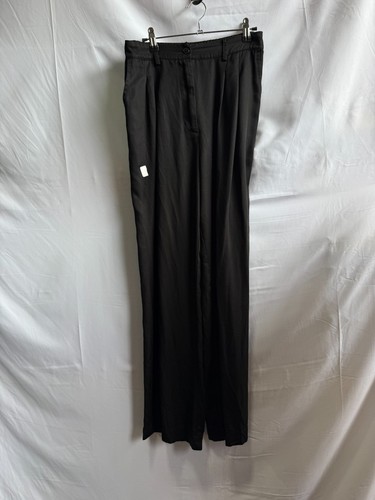 Donni black twill pleated - black,
