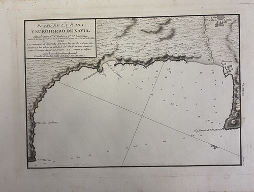 Carte marine ancienne - carte,