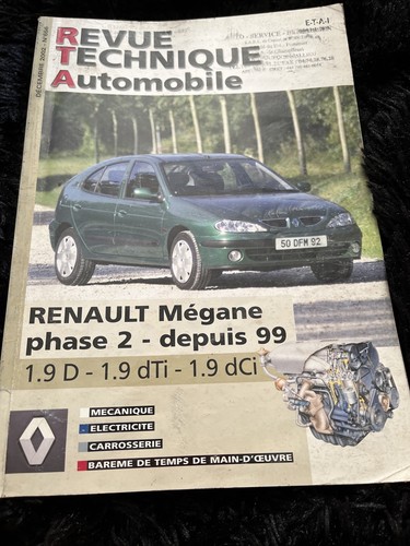 Revue technique renault megane - technique,