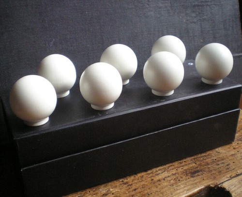 Boules bois blanc déco - en,
