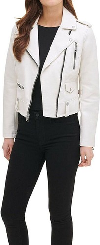 Blouson motard cuir - blouson, en