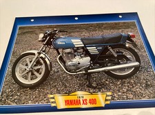 Yamaha XS400 1978 400 XS fiche carte moto passion collection Atlas 400XS