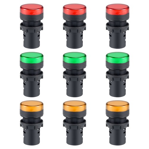 9pcs 220v voyants - 9pcs,