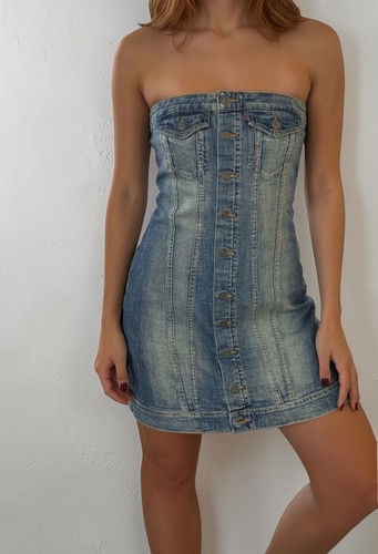 Levi button corset tube - up,