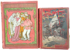 Lot 2 livres anciens – Aventures exotiques : Capitaine Danrit & Paul d’Ivoi