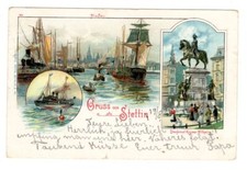 Ober-Ost Tampon Retour Allemand Prisonnier De Guerre Groupe Est Sur AK Stetti