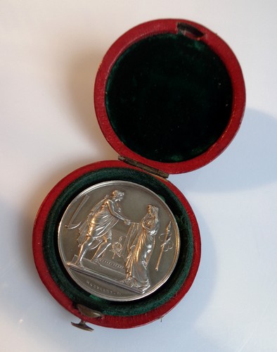 Medaille mariage argent - medaille, de