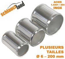10cm TUBE DURITE ACIER INOX 304 1.4301 Connecteur Raccord Tuyau Pipe Métal Poli