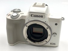 Près De Mint Canon EOS Kiss M 24.1 Mp Appareil Digital sans Miroir Blanc #C035