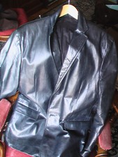 RENE LEZARD made Germany veste cuir de cheval Horsehide Pferde Leder 54 EUR 44US