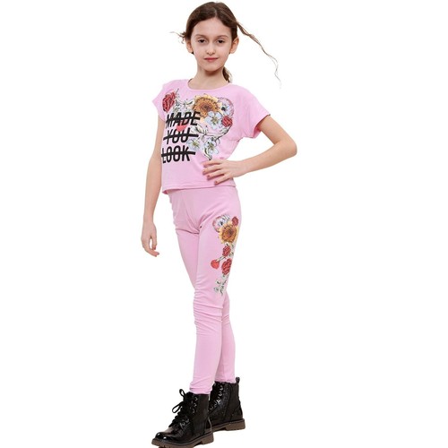 Enfants filles haut - haut, manches