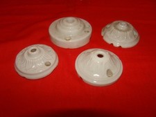 4 patères porcelaine pour