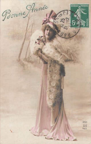Bonne annee femme - cp,