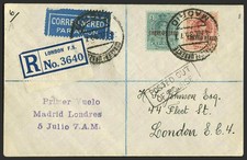 Spain. Alfonso XIII Airmail