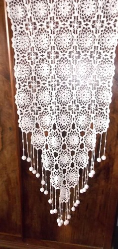 Rideau crochet fait main - rideau,