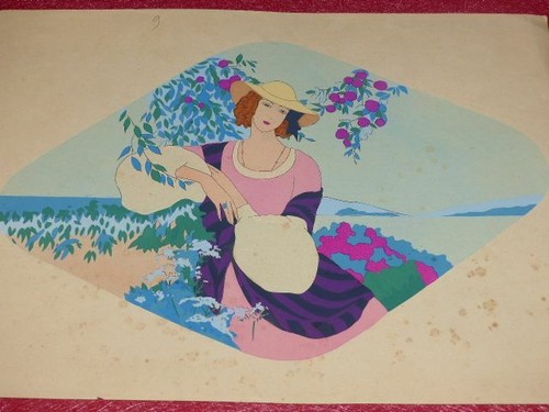 French art deco - art, stencil