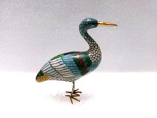 Oiseau en cloisonné