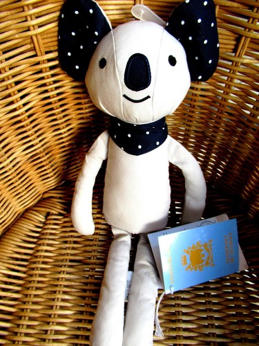 Doudou koala gris monoprix - koala,