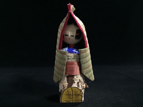 S1796 poupée kokeshi - kokeshi, vintage