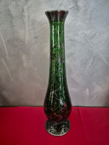 Grand vase soliflore vert - grand,