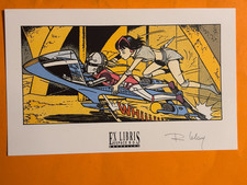 LELOUP EX LIBRIS SIGNE SERIGRAPHIE YOKO TSUNO  ESPACE BD NEUF