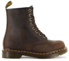 Dr. Doc Martens 1460 Crazy Horse Boots - 11822203 Cuir Gaucho Marron NEUF
