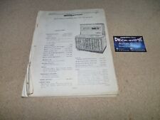 manuel de service juke box seeburg ls310 ls325 ls325n !!! original d'époque !!!