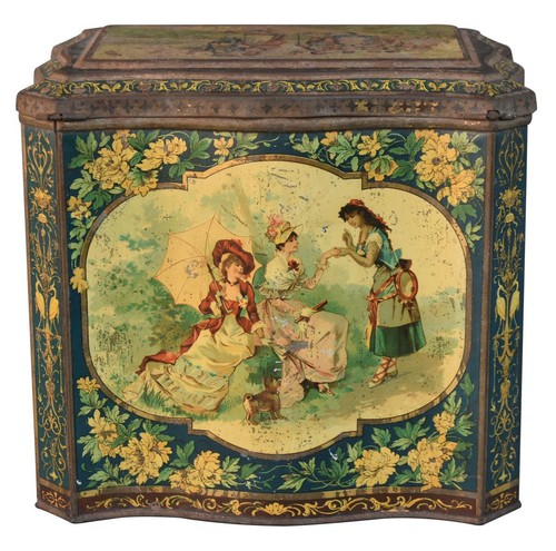 Boite biscuit 1900 - boite, tôle
