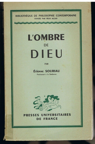 Souriau ombre dieu - -, de