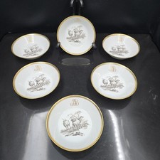 Bernardaud, Petits Bols, Collection Pastorale En Grisaille Limoges
