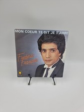 Vinyle 45 tours Frederic François : Mon Cœur te Dit je t’Aime avec fourreau